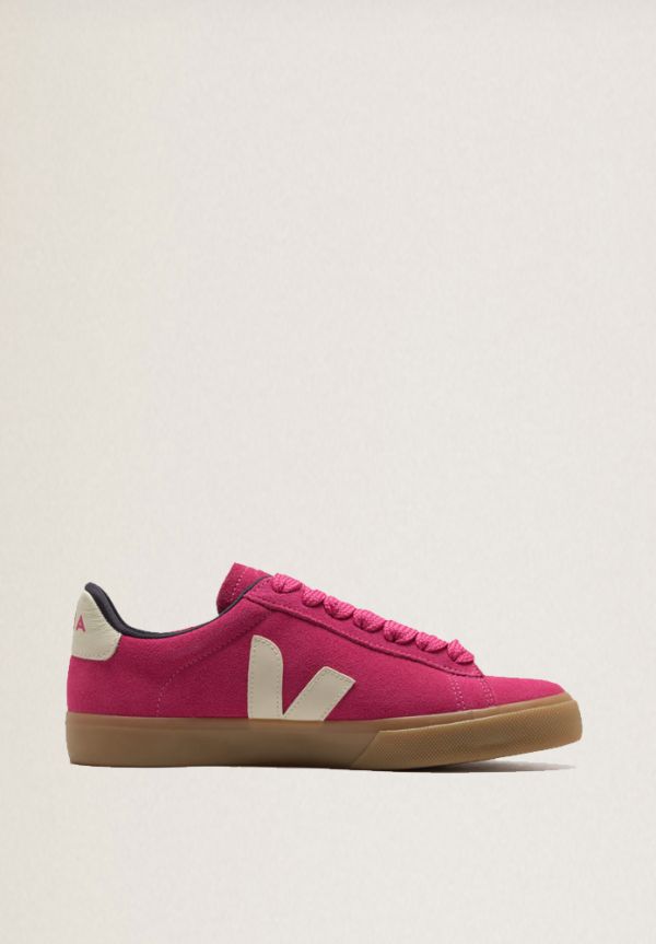 SNEAKER CAMPO BOLD SUEDE PINK PIERRE NATURAL