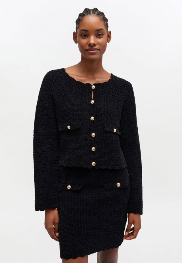 JERSEY CHENILLE CROCHET A1070113