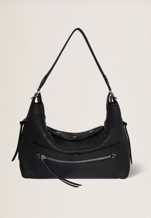 BOLSO BUFFALO NOIR SILVER