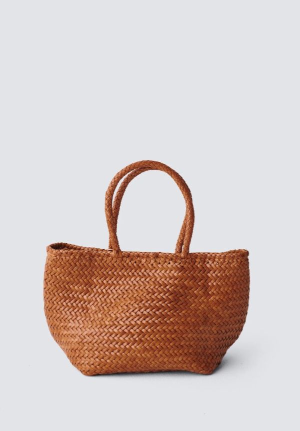 BOLSO GRACE BASKET SMALL TAN