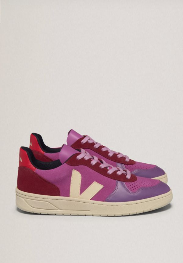 SNEAKER V-10 SUEDE MULTICO