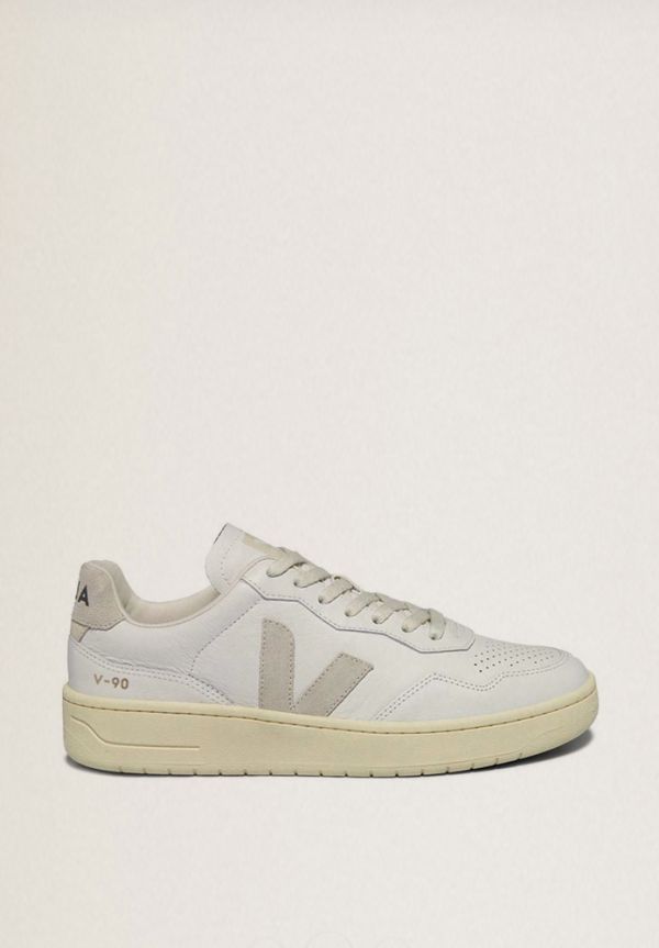 SNEAKER V-90 WHITE NATURAL