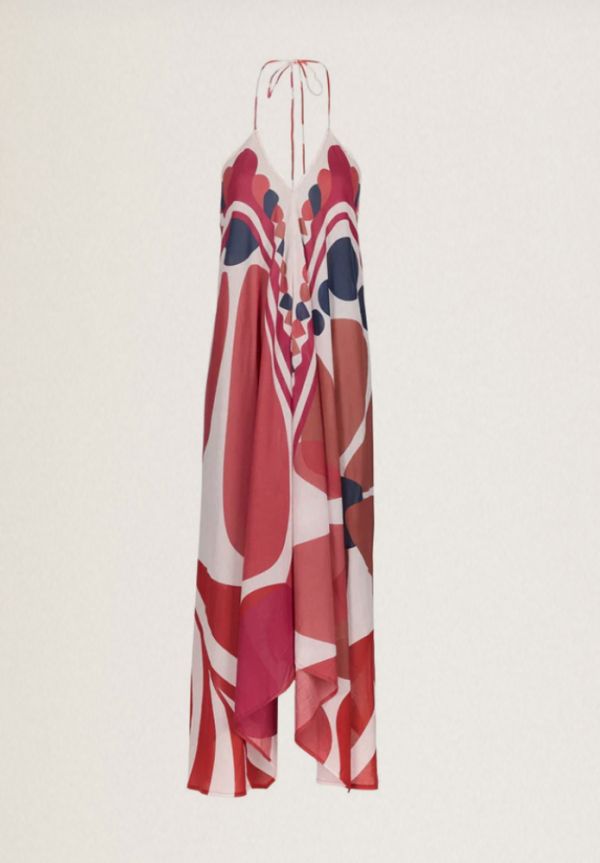 VESTIDO IVINA RIVIERA RED COMBO